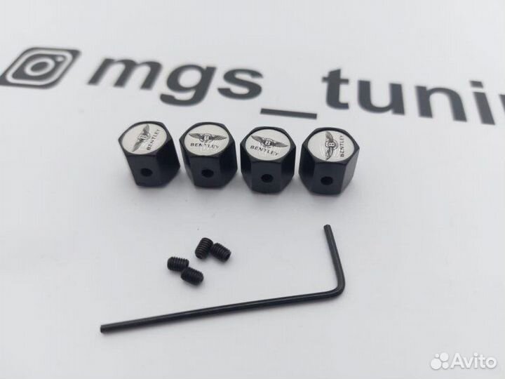 Колпачки на ниппель Bentley с защитой от кражи