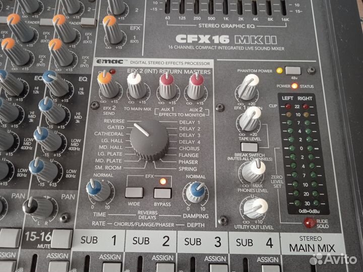 Микшерный пульт Mackie CFX 16 MK ll