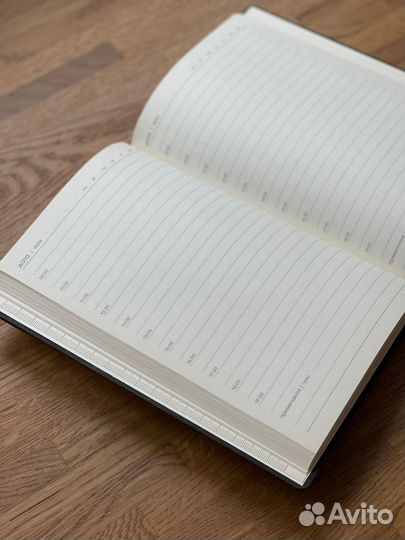Деревянный блокнот ежедневник
