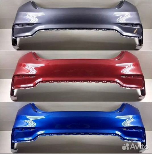 Бампера в цвет кузова kia Hyundai перед зад