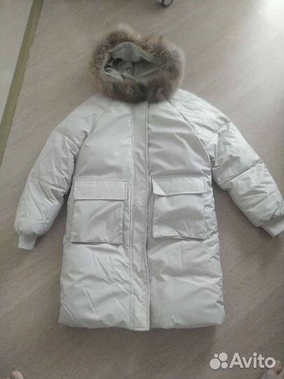 Зимняя куртка-плащ, новый