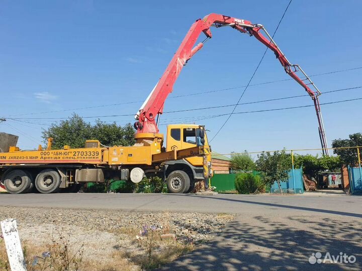 Услуги бетононасоса