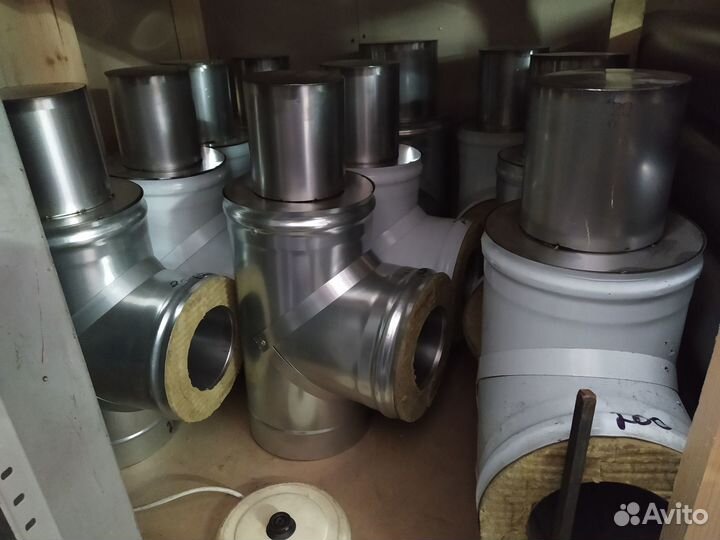 Дымоход сэндвич тройник