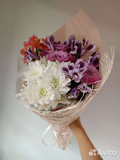 Букет с Розами. Цветы