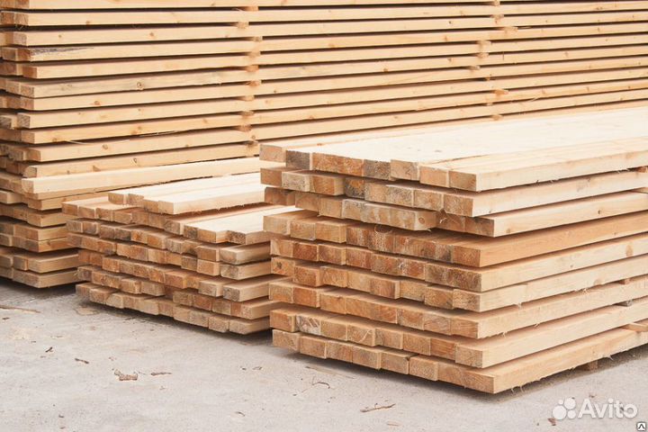 Доска хвоя сухая строганная категории ав