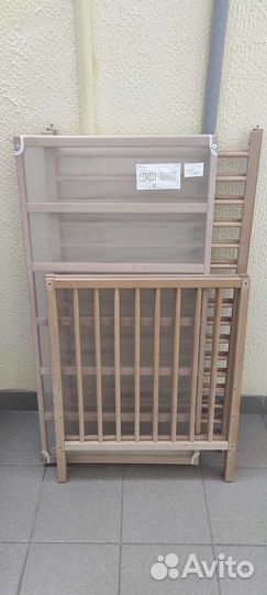 Детская кроватка IKEA с матрасом