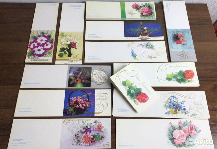 Открытки СССР чистые ретро