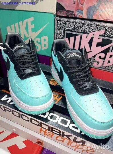 Nike Air Force 1 Tiffany & Co. 1837 Blue (Арт.9675