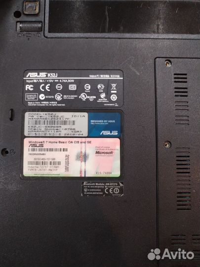 Ноутбук asus