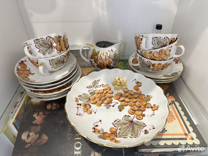 Предметы сервиза лфз Золотой виноград