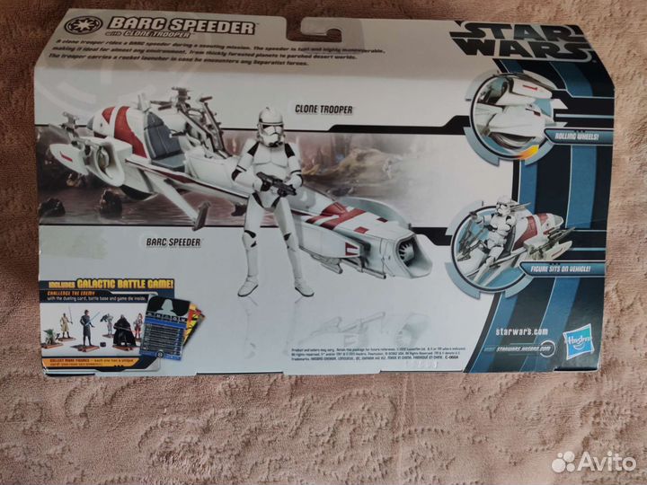 Star wars клон на спидере(barc speeder)