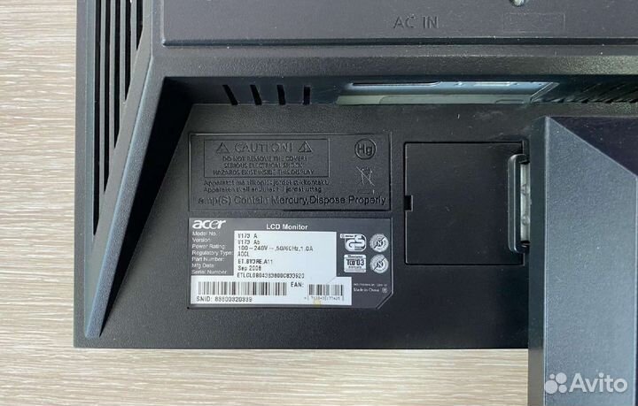 Монитор Acer V173 A