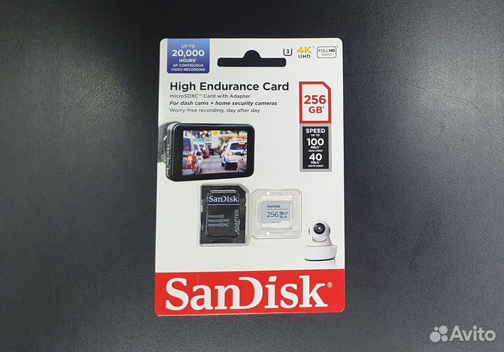 Карта памяти High Endurance Card 256Gb 100/40