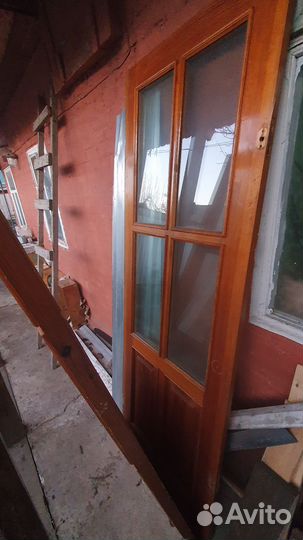 Двери межкомнатные деревянные бу