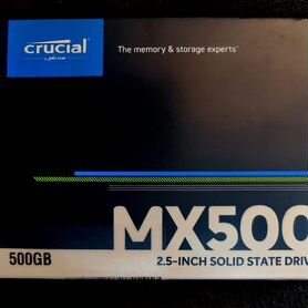 Ssd Сrucial mx500 на 500 гБ оригинал