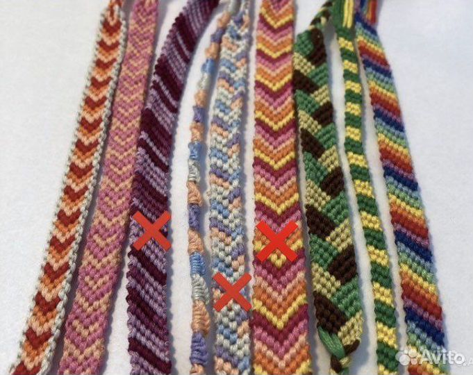 Браслет фенечка из ниток