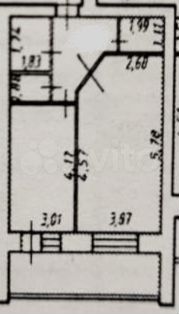 1-к. квартира, 46,3 м², 6/14 эт.