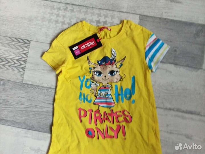 Футболка детская для девочки 104-116