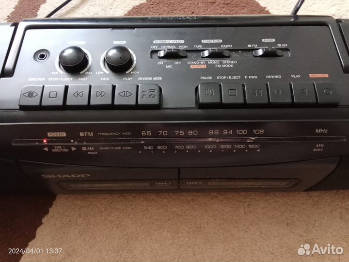 Магнитофон Sharp