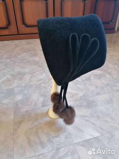 Шляпка фетровая новая