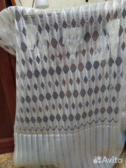 Новая тюль штора ширина 4м высота 3м