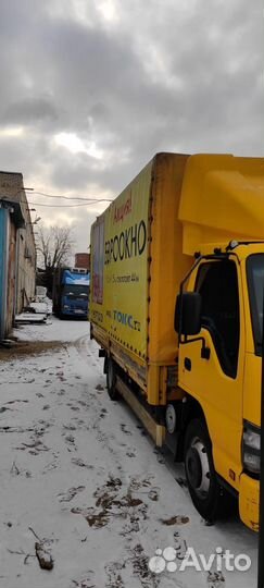 Кузов бортовой тентованный isuzu