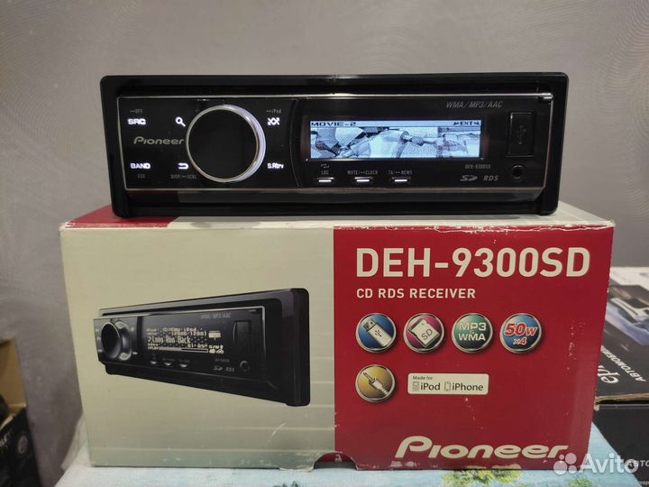 Магнитола pioneer deh 9300sd. iPod