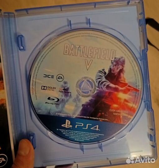 Battlefield 5 ps4 диск с игрой