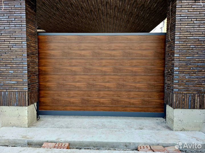 Ворота из алюминия откатные