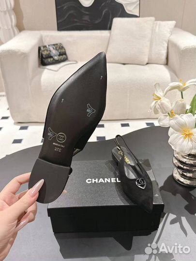 Женские туфли chanel Slingback
