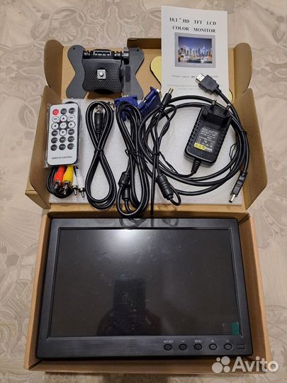 Портативный жк-монитор 10,1