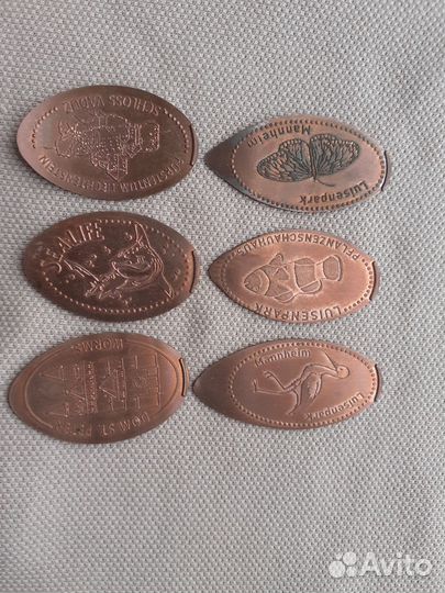 Жетоны медные 300 р за штуку