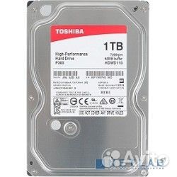 Новый Жесткий диск 1TB Toshiba (hdwd110uzsva) P300