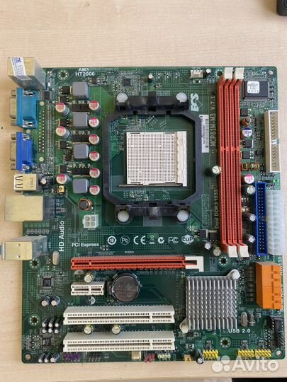 Материнская плата с процессором и памятью am3