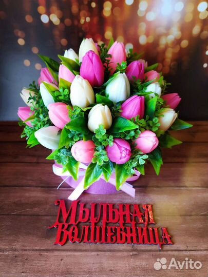 Букет из мыла