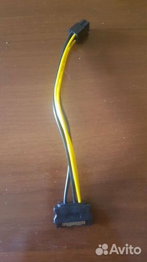 Кабели и переходники 6Pin на SATA, для Видеокарт
