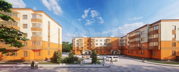 2-к. квартира, 64 м², 1/5 эт.