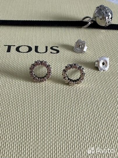Серьги сереброTous оригинал