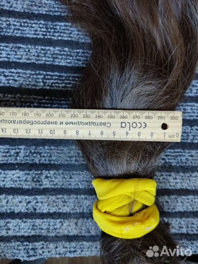 Волосы натуральные срез