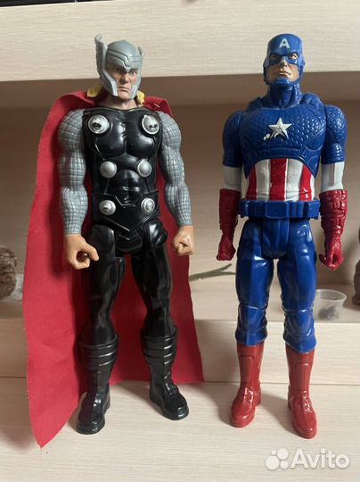 Игрушки. Капитан Америка и Тор. Hasbro