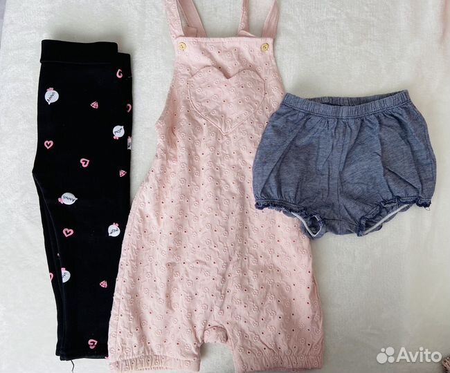 Детские вещи на девочку пакетом 86 92