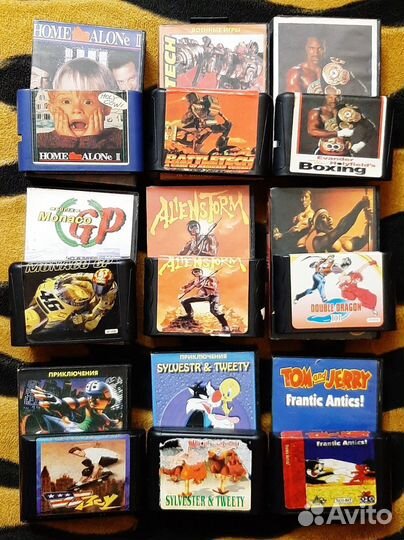 Полноплатные картриджи sega (конец 90х - нач.200х)