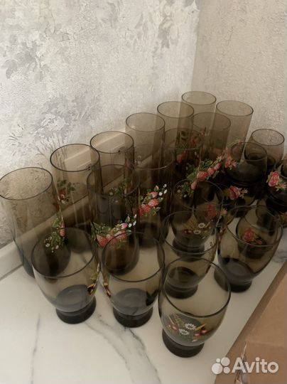 Набор бокалов СССР