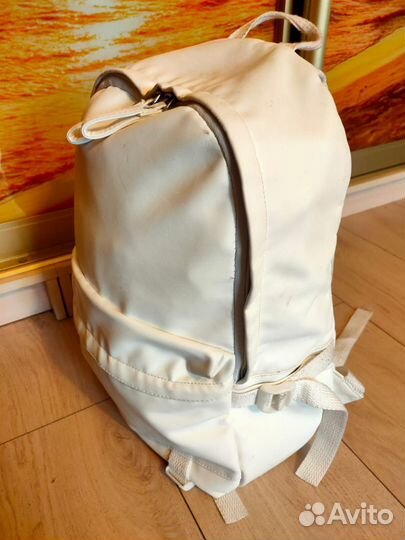 Рюкзак женский белый экокожа