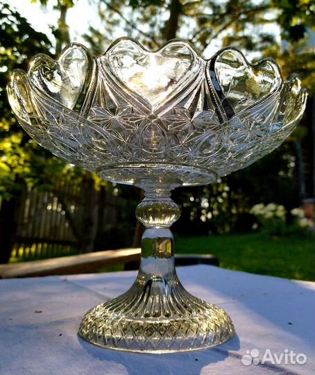 Ваза фруктовница Сердца Мальцов до 1917 г