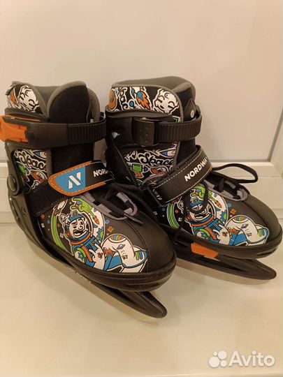 Коньки детские раздвижные, 26-31 размер