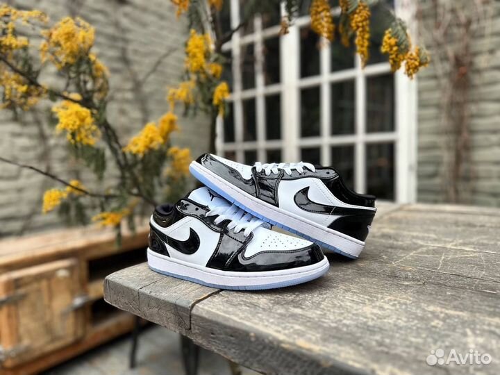 Кроссовки nike AIR jordan 1 LOW SE concord