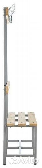 Скамейки с вешалками для раздевалок