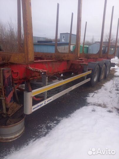 Полуприцеп лесовоз (сортиментовоз) Sommer SP 240 PR, 2001