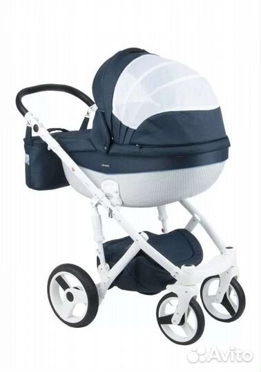 Коляска 2 в 1 adamex Monte carbon